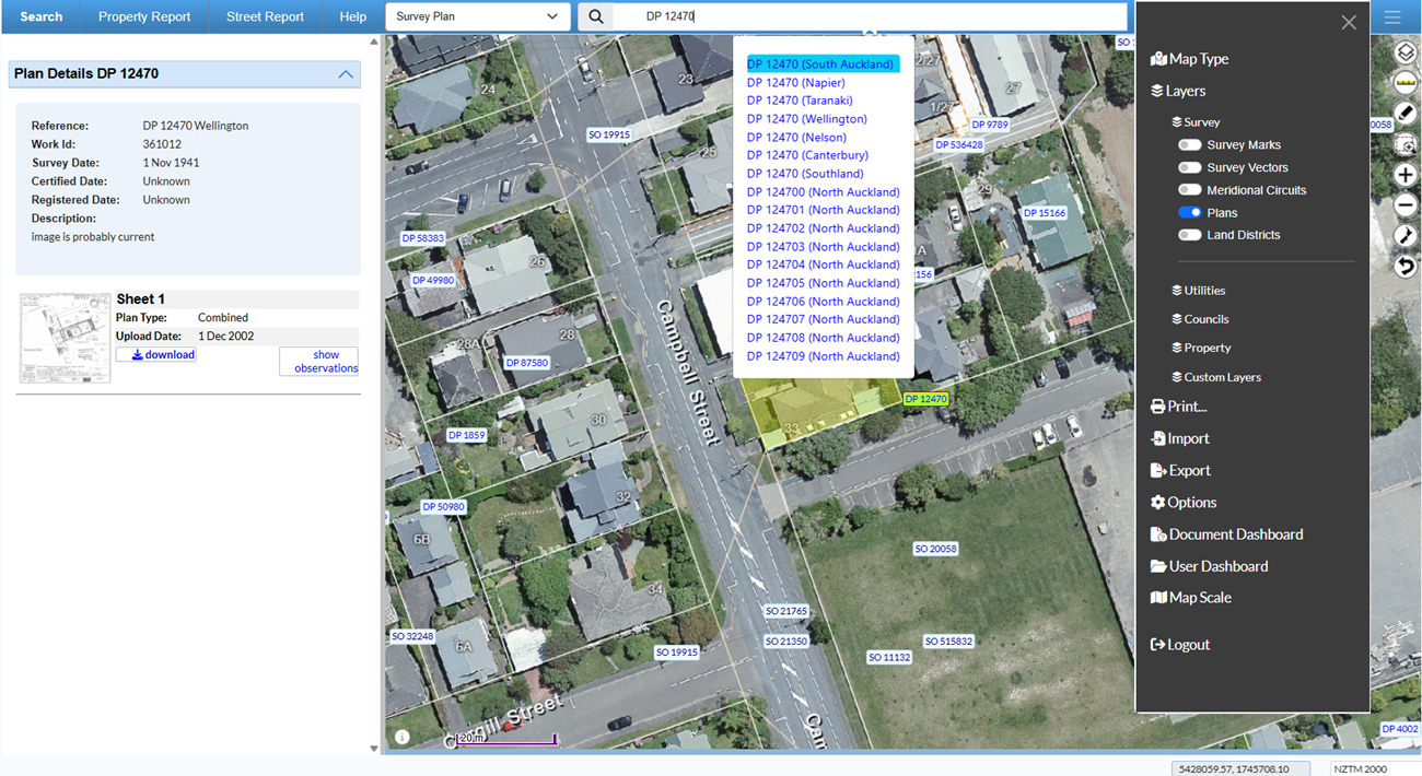 Prover Survey Plans